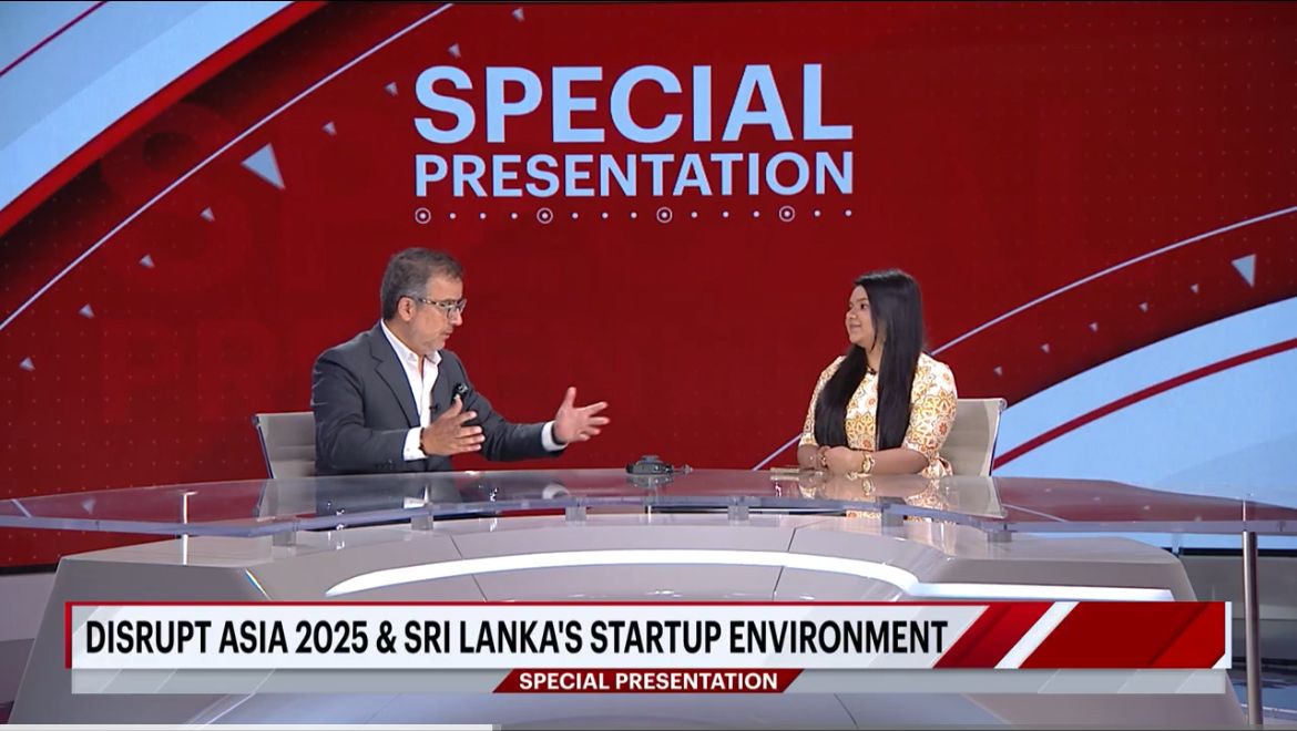 Israel Pons in Sri Lankan new outlet, representing GBAN