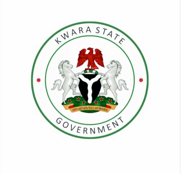 Logo of Kwara state Nigeria showing coat of arms.