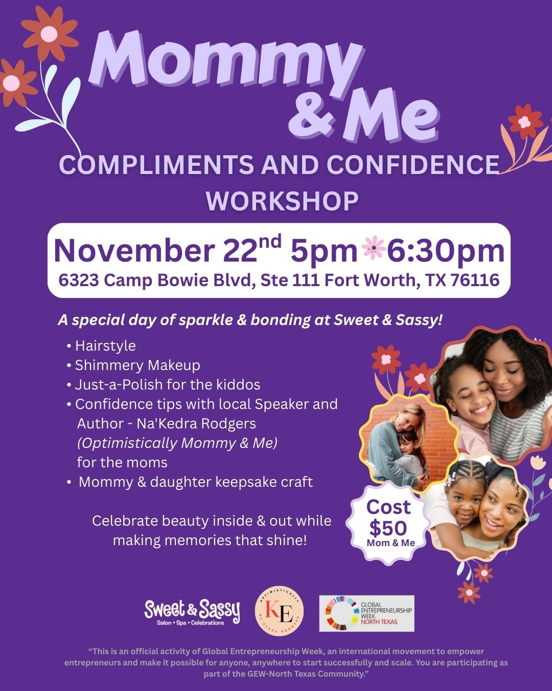  Mommy and Me: Confidence and Compliments Workshop