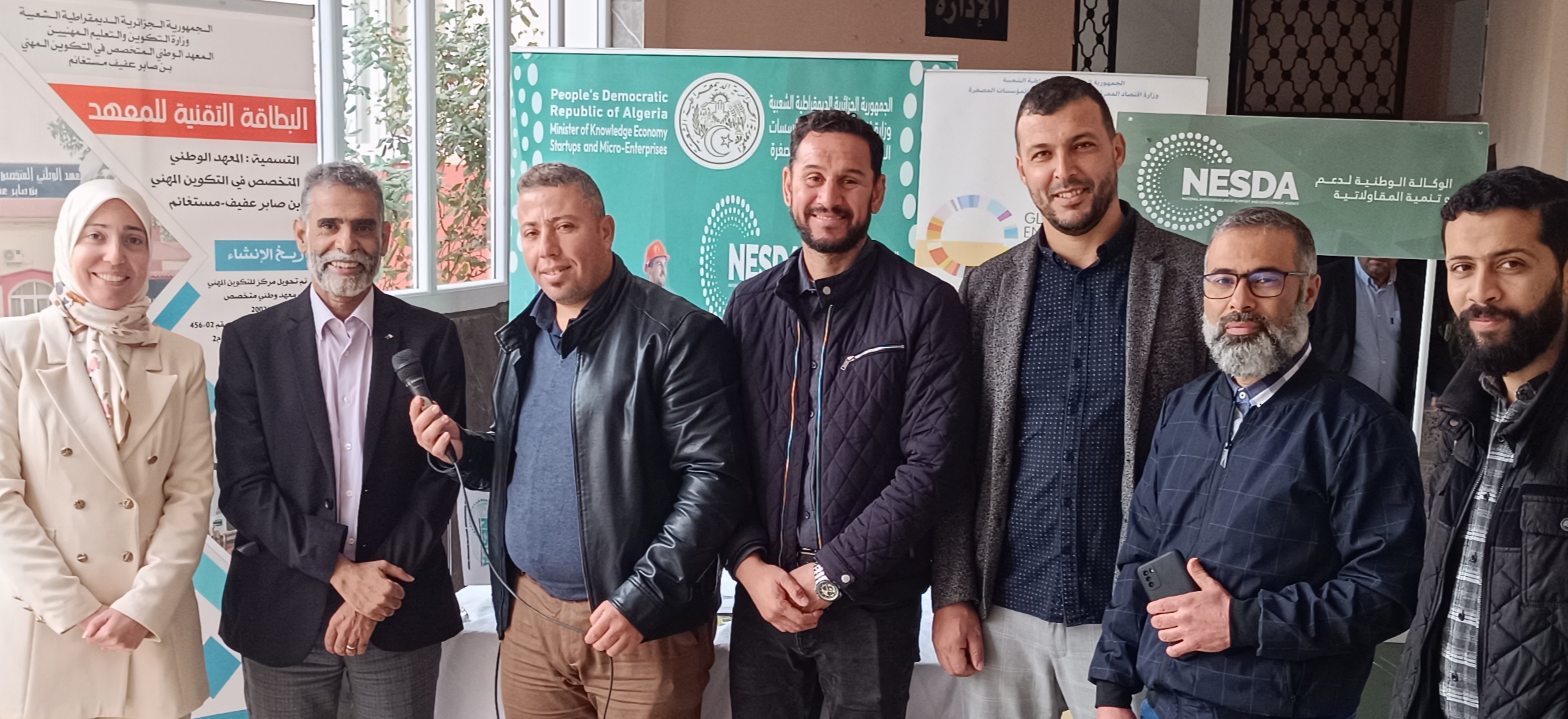Couverture médiatique par la radio locale de Mostaganem 