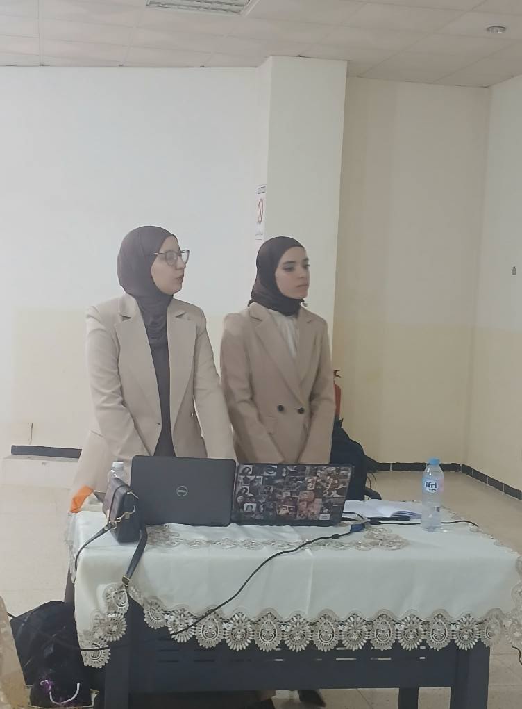 Soutenance du mémoire de master 