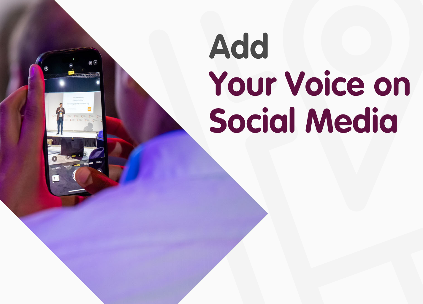 Add Your Voice on Social Media