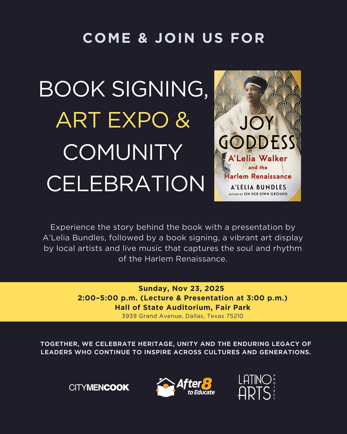 Book Signing, Art Expo & Community Celebration