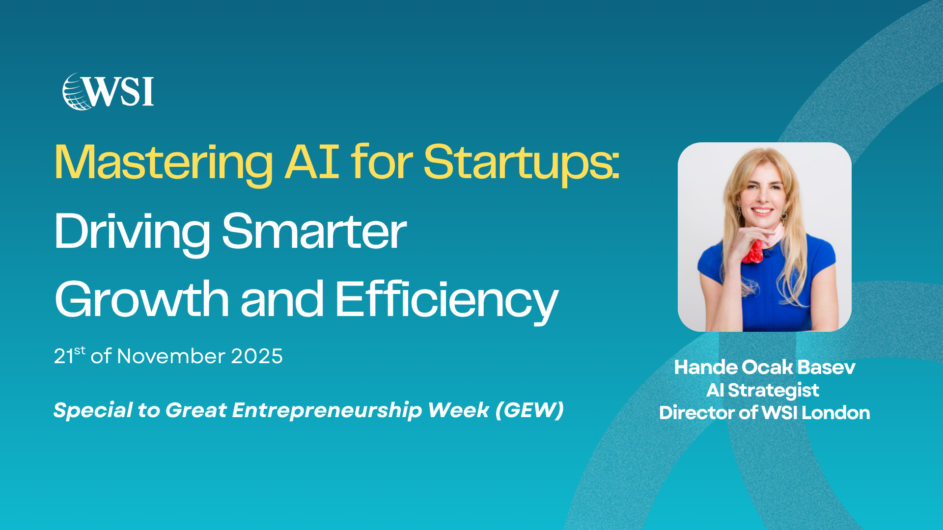 Mastering AI for Startups with Hande Basev Ocak