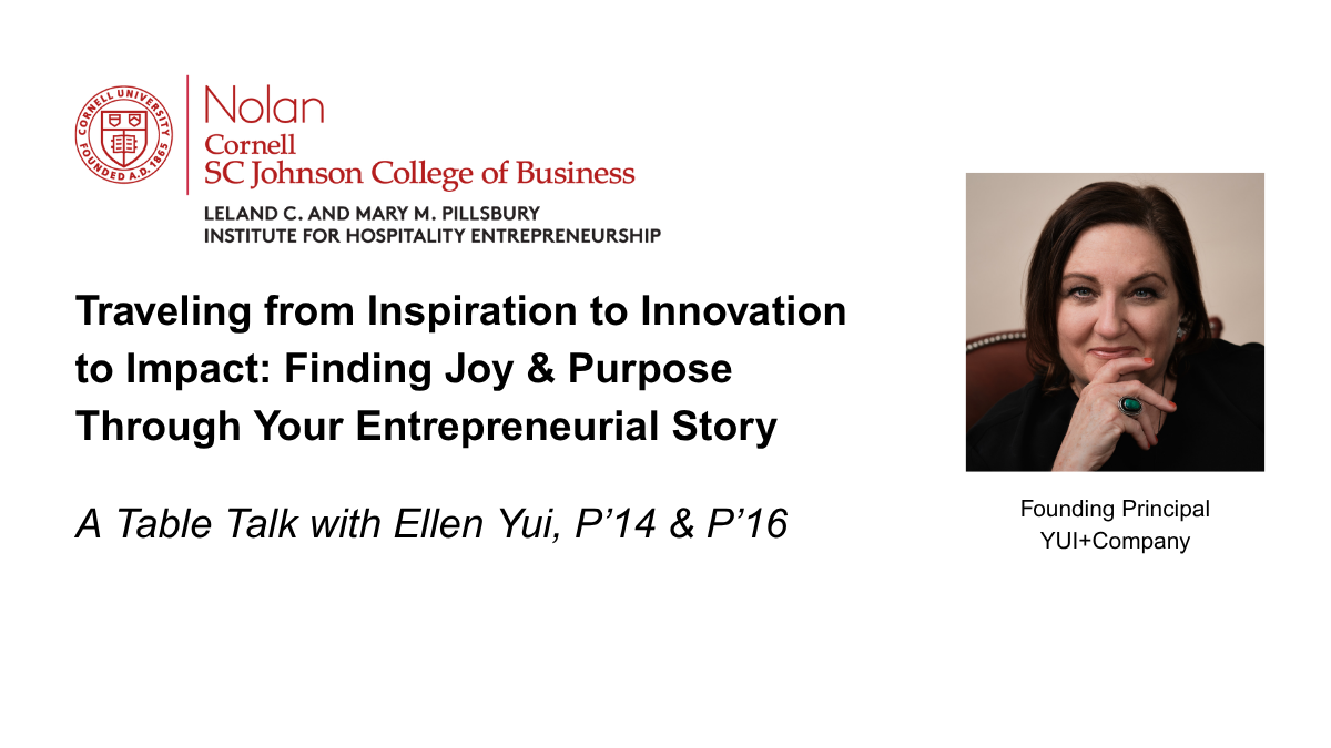 Ellen Yui Table Talk