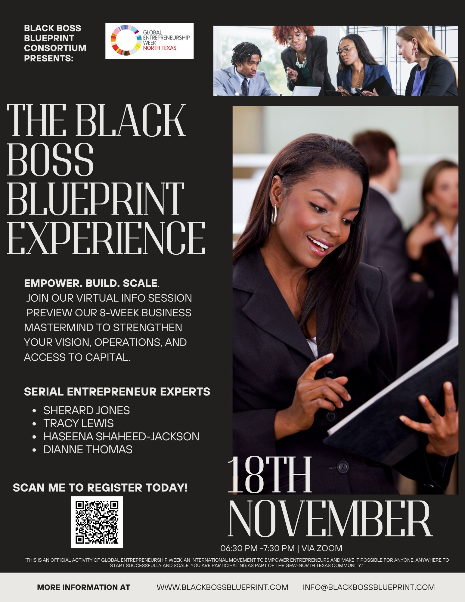 Black Boss Blueprint Experience: Virtual Info Session