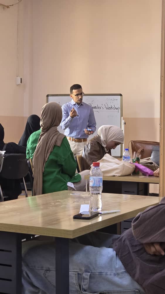 Participants—including students and faculty members—actively attending the workshop and engaging with the presented content.