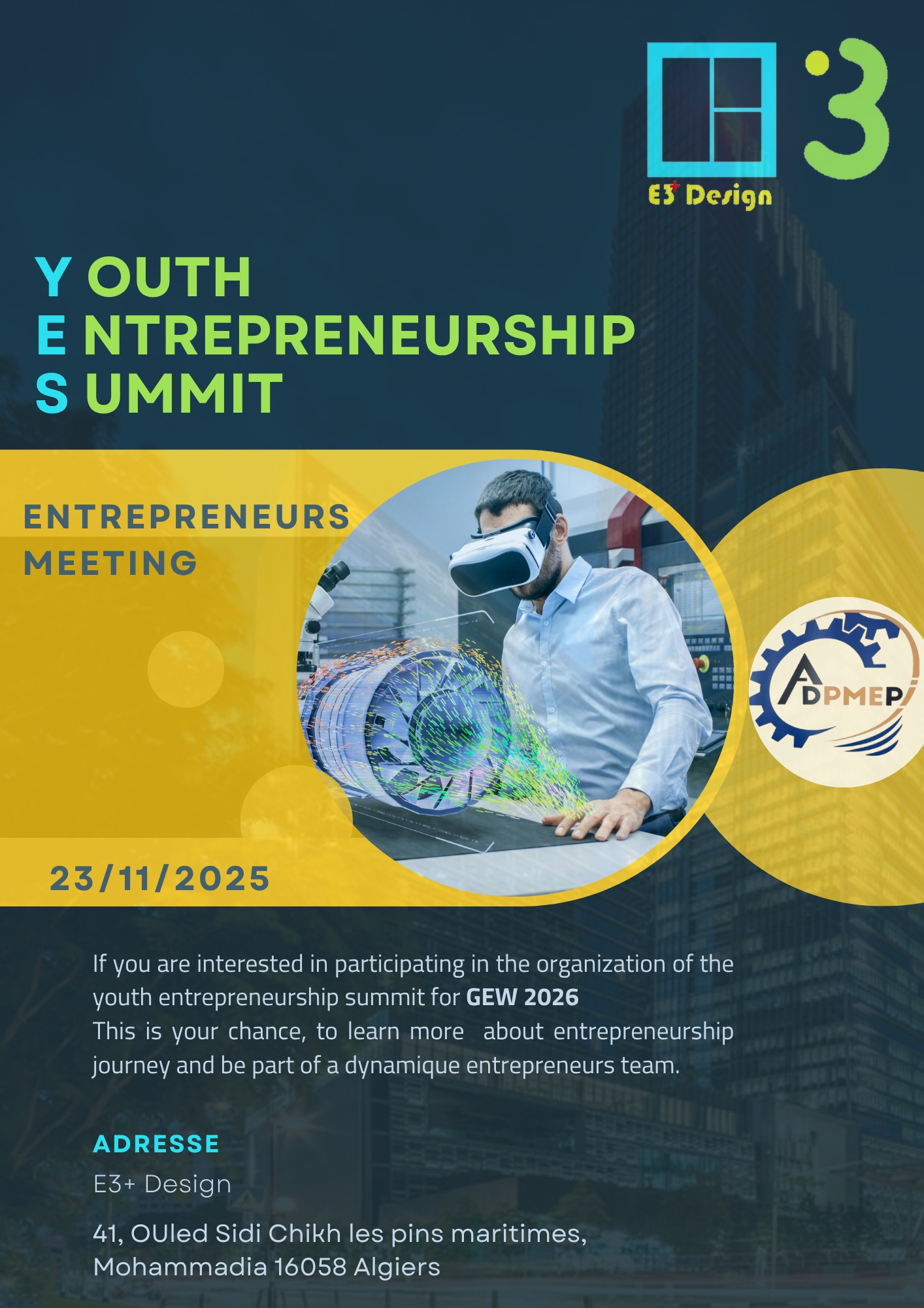YES: Youth Entrepreneurship Summit, Entrepreneurs Meeting