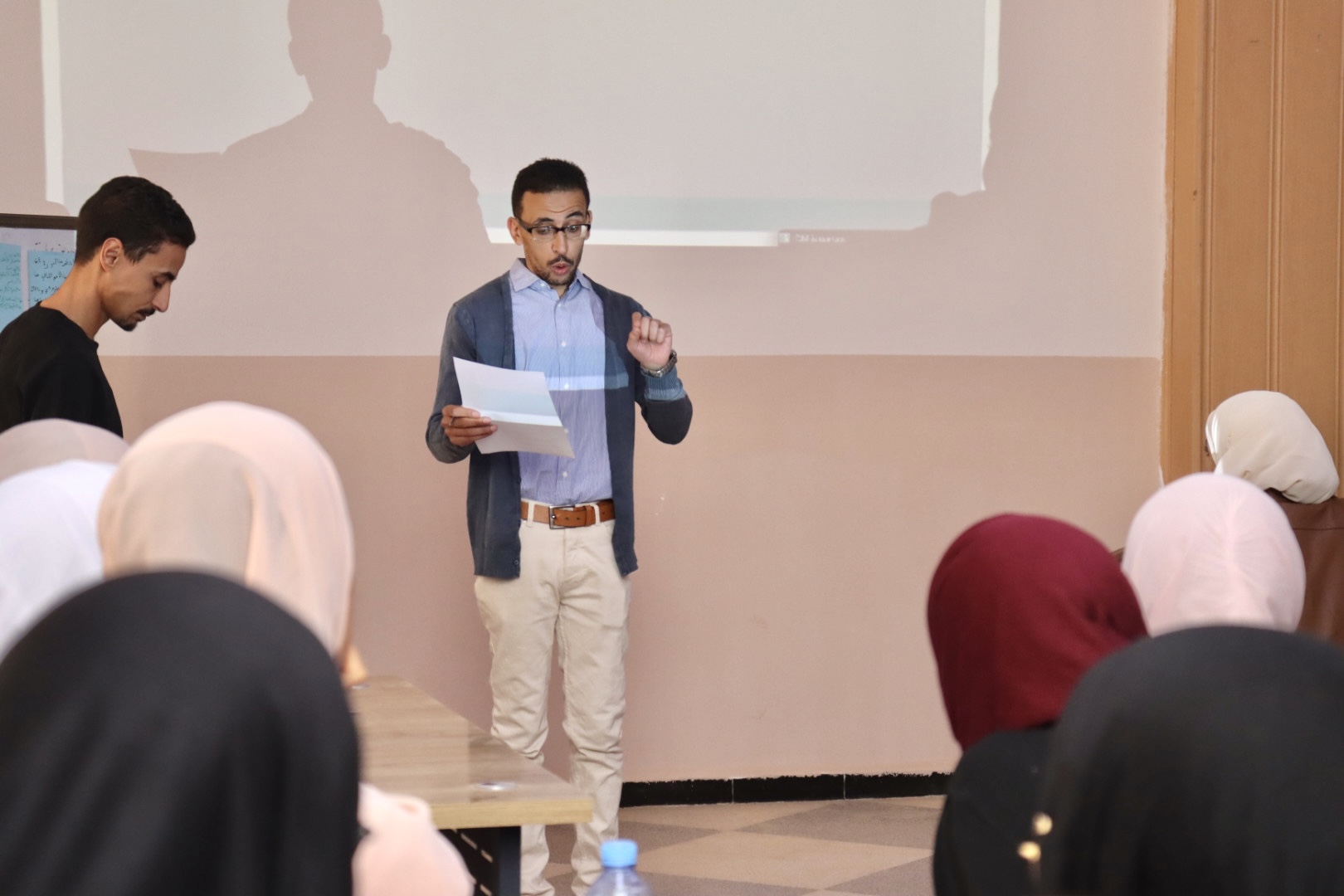 Participants—including students and faculty members—actively attending the workshop and engaging with the presented content.