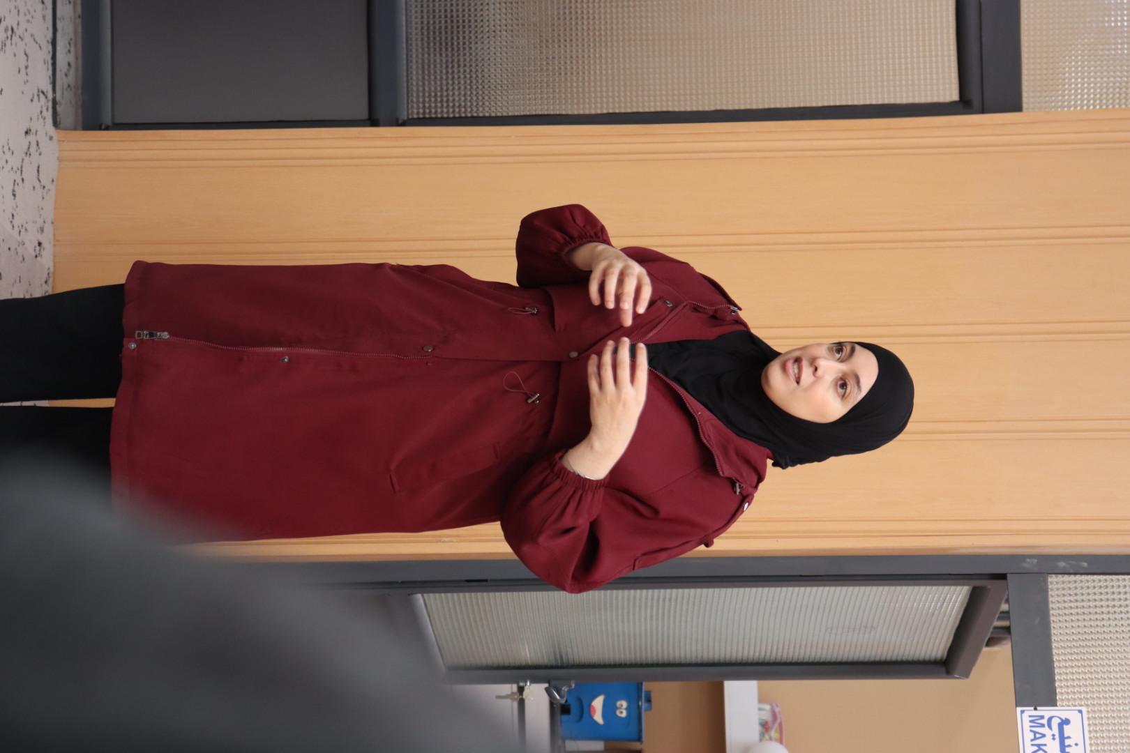 Image showing the Director of the AI House welcoming Social and Human Sciences students and introducing them to the center’s vision, activities, and innovation programs.