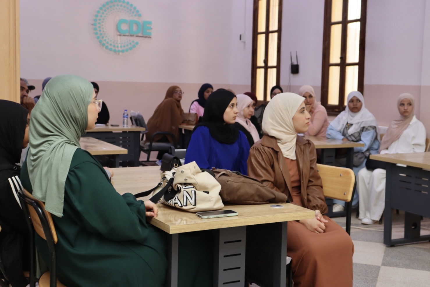 Participants—including students and faculty members—actively attending the workshop and engaging with the presented content.