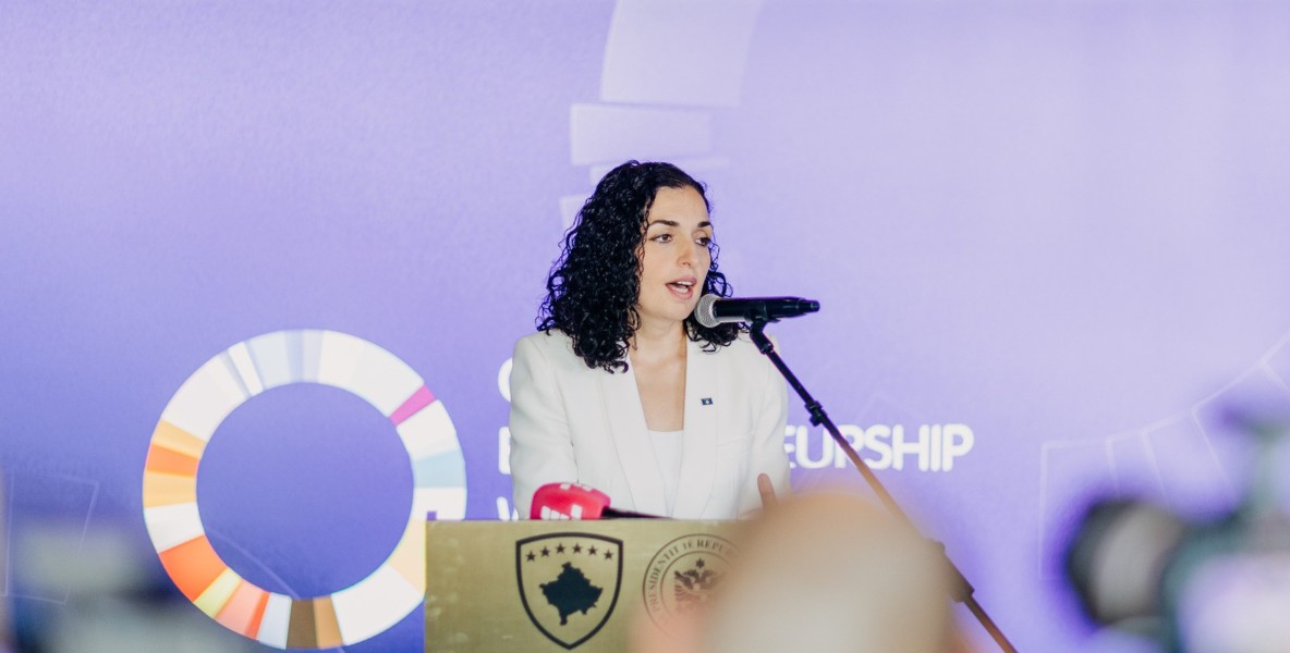 Kosovo President Vosja Osmani launches GEW 2022 in Pristina