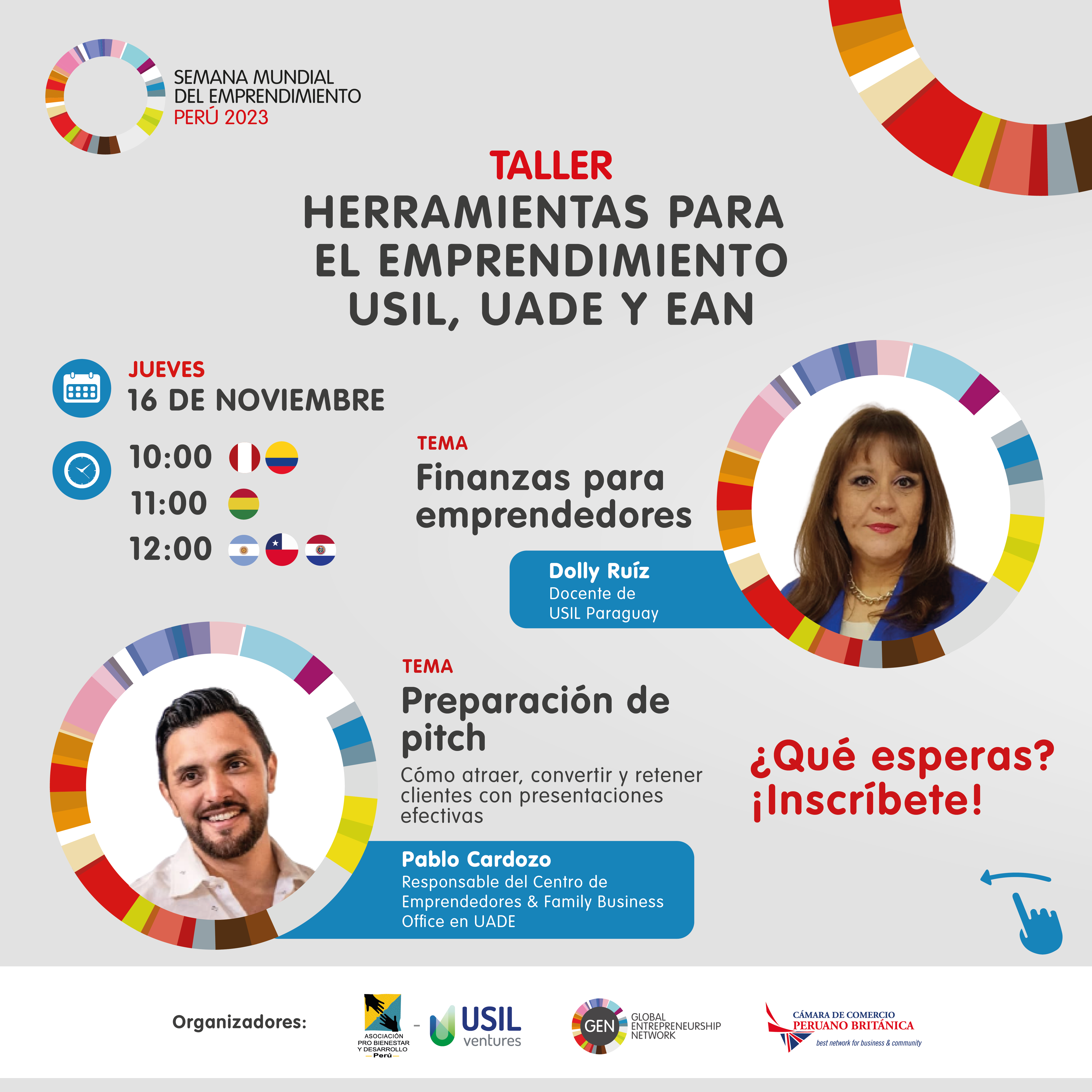 Espacio de interacción para acercar a los estudiantes hispanoamericanos brindándoles herramientas para desarrollar acertivamente sus emprendimientos