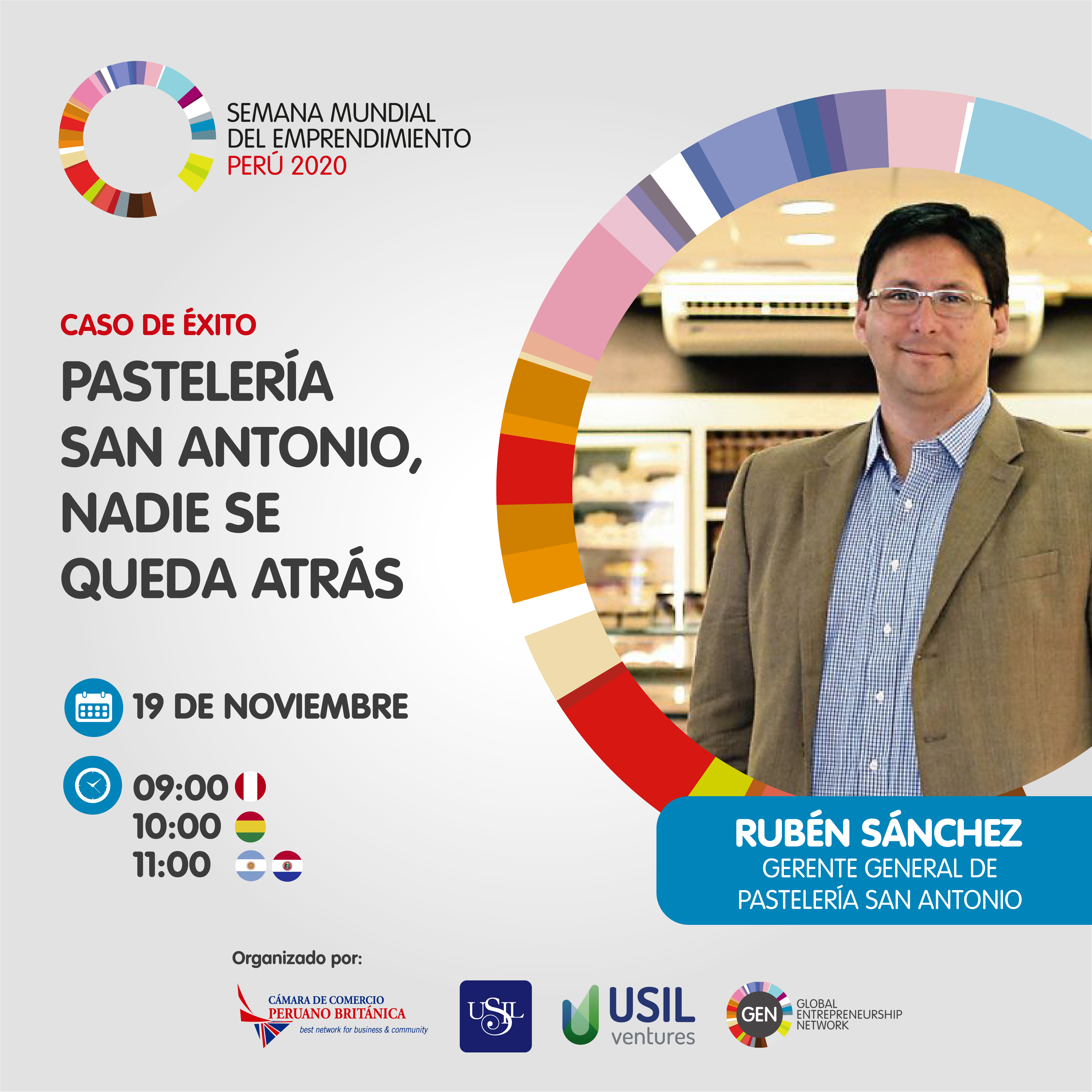 Rubén Sánchez, Gerente General de Pastelería San Antonio