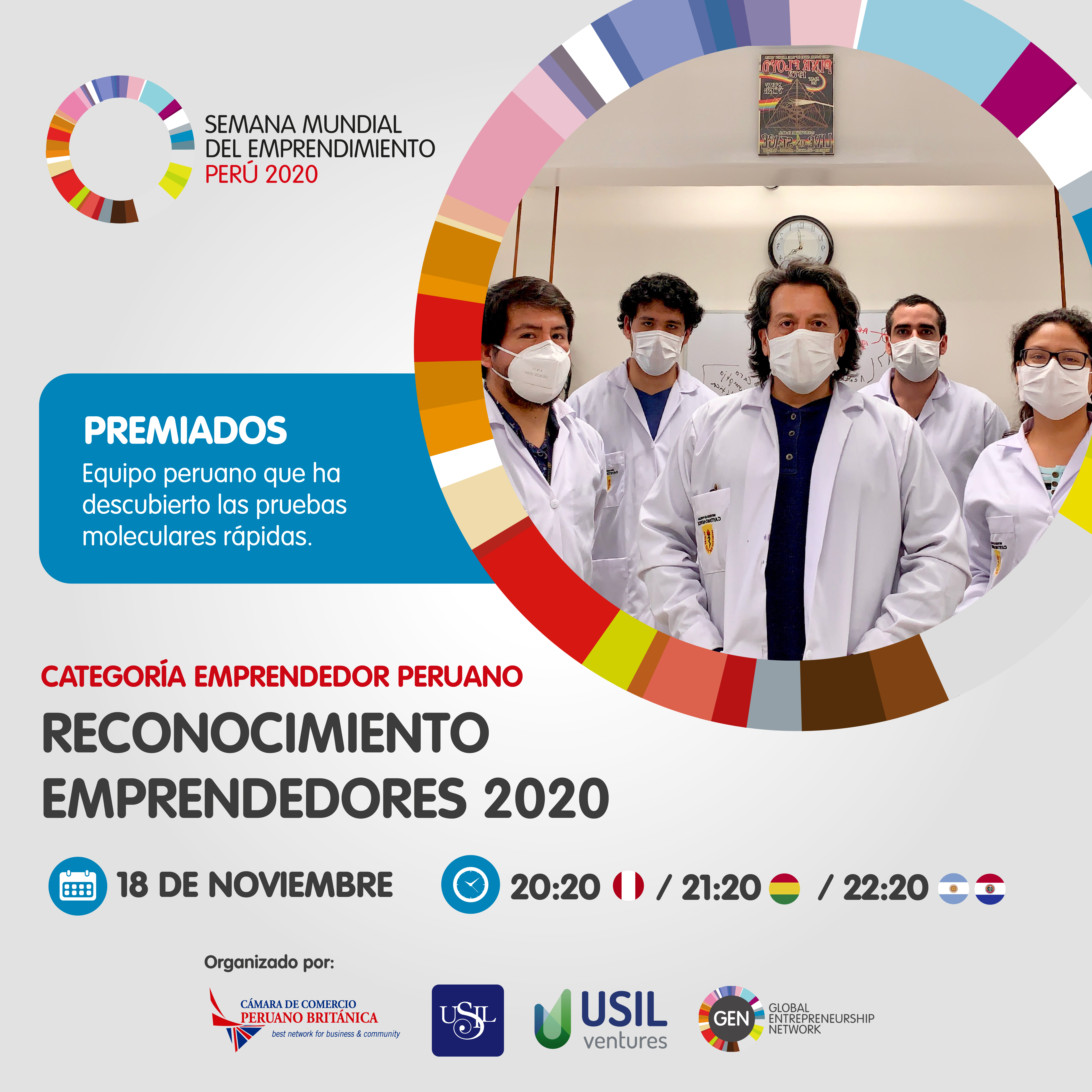 Equipo peruano desarrollador de la prueba molecular rápida