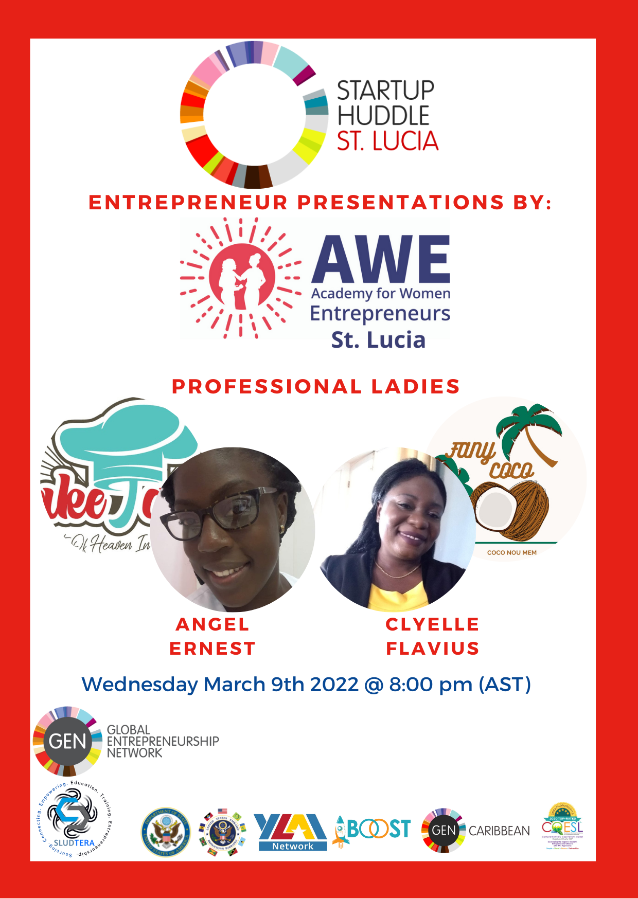 Event Flyer for March 2022