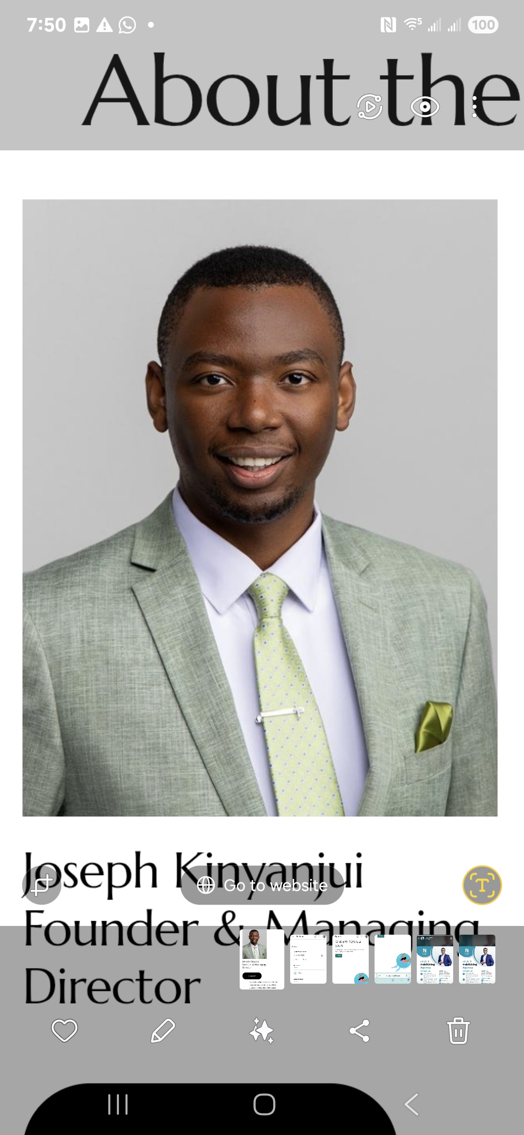 Profile picture for user JosephKinyanjui