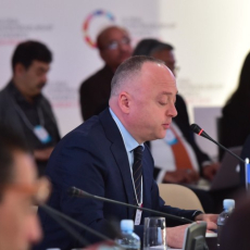 Deputy Minister Lasha Mikava at the Startup Nations Ministerial in Bahrain