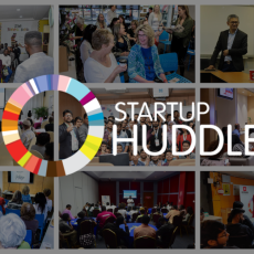 Collage of Startup Huddle chapters around the world