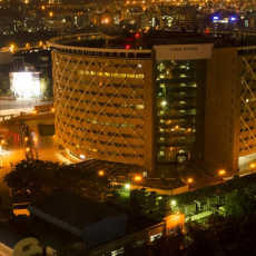Hyderabad Tech Hub at night