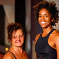 Dionne Presinal and Kerry Donegan, Co-Founders/Co-Presidents of the Bronx Yoga Lab