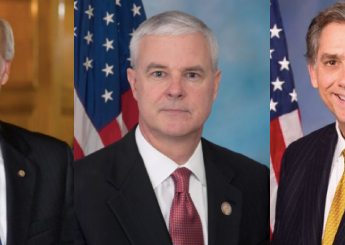 Governor Asa Hutchinson, Congressman Steve Womack, Congressman French Hill
