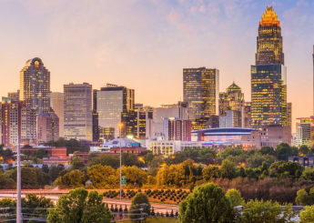 Downtown Charlotte, NC.