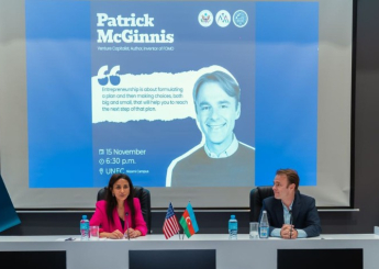 Patrick McGinnis during GEW 2023 in Azerbaijan
