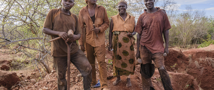 Entrepreneurs in Tanzania, part of Pact's Moyo Gems program