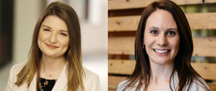 Grace Rains (left) + Tiffany Henry (right)