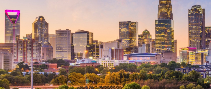 Downtown Charlotte, NC.