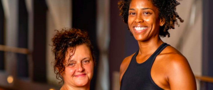Dionne Presinal and Kerry Donegan, Co-Founders/Co-Presidents of the Bronx Yoga Lab