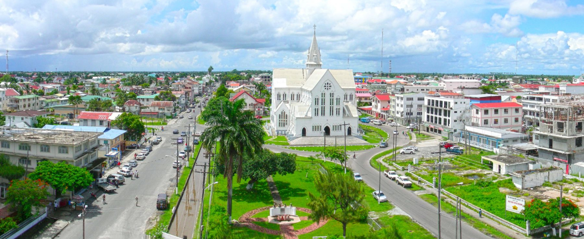 panoramic view of Georgetown, Guyana
