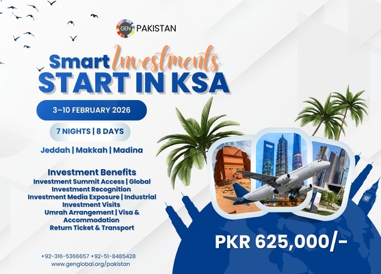 Investment Opportunity in Saudi Arabia (Powered by GEN Pakistan)