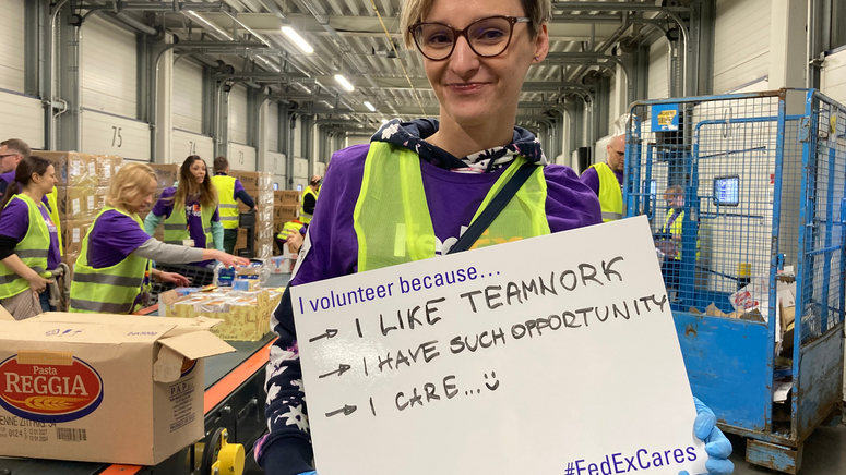 I volunteer because...