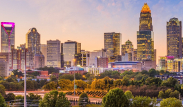 Downtown Charlotte, NC.