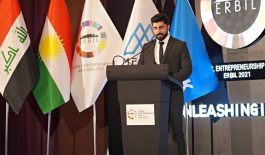 CEO of Meraki Ventures, Muhammed Salam. (Photo by: Wladimir van Wilgenburg – Kurdistan 24)