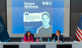 Patrick McGinnis during GEW 2023 in Azerbaijan