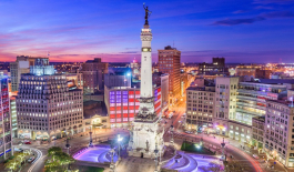 Monument Circle in Indianapolis