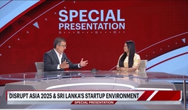 Israel Pons in Sri Lankan new outlet, representing GBAN