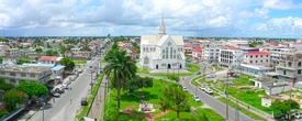 panoramic view of Georgetown, Guyana
