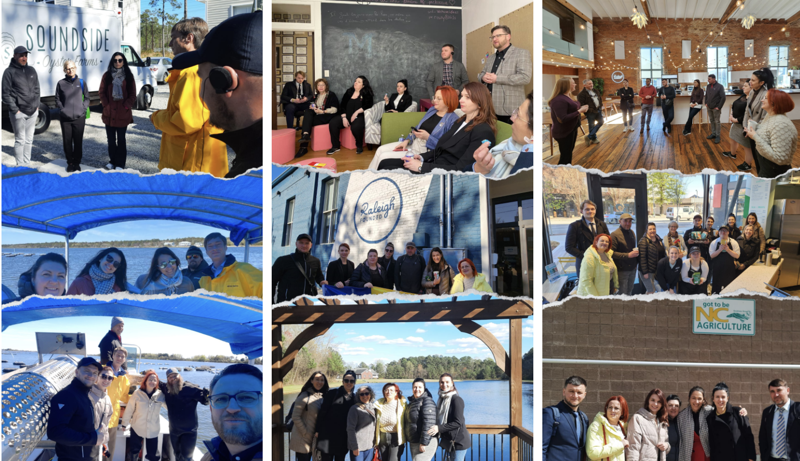 The Agenda of the visit included multiple activities in the state of North Carolina, while based in Raleigh