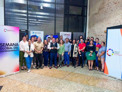 A Startup Huddle event in Tegucigalpa, Honduras