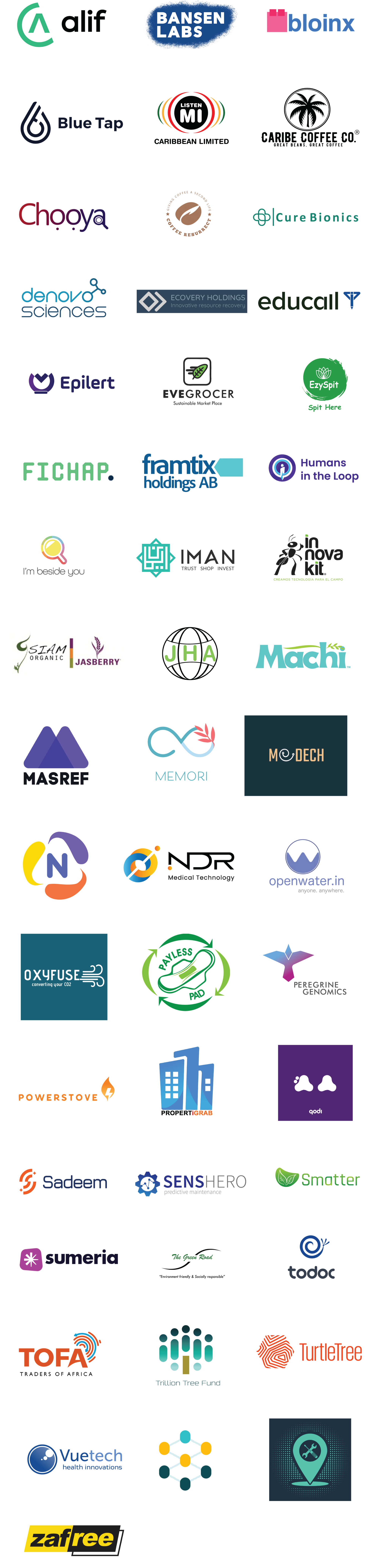 GEN Starters Club companies